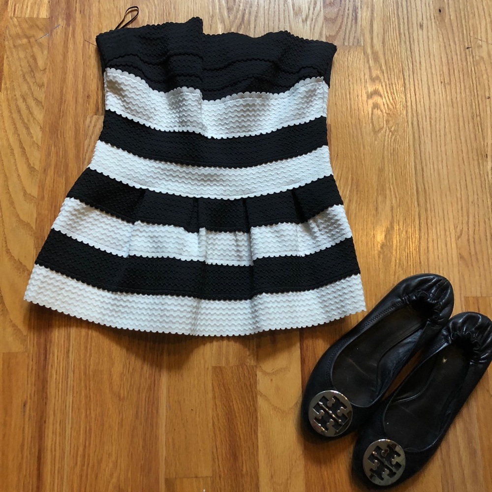 Strapless shirt